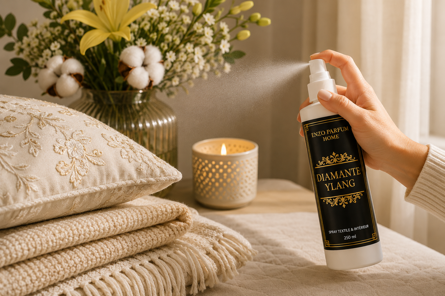Spray textile & intérieur Diamante Ylang